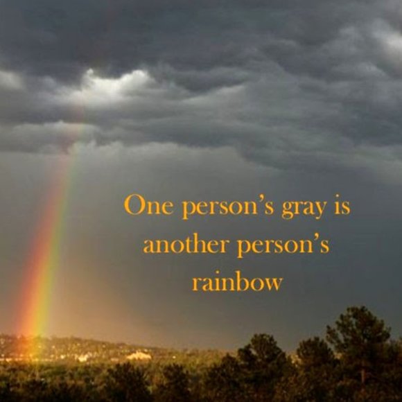 The Girl With Kaleidoscope Eyes Jewelry - Gray Rainbow Mystery Gift Bag